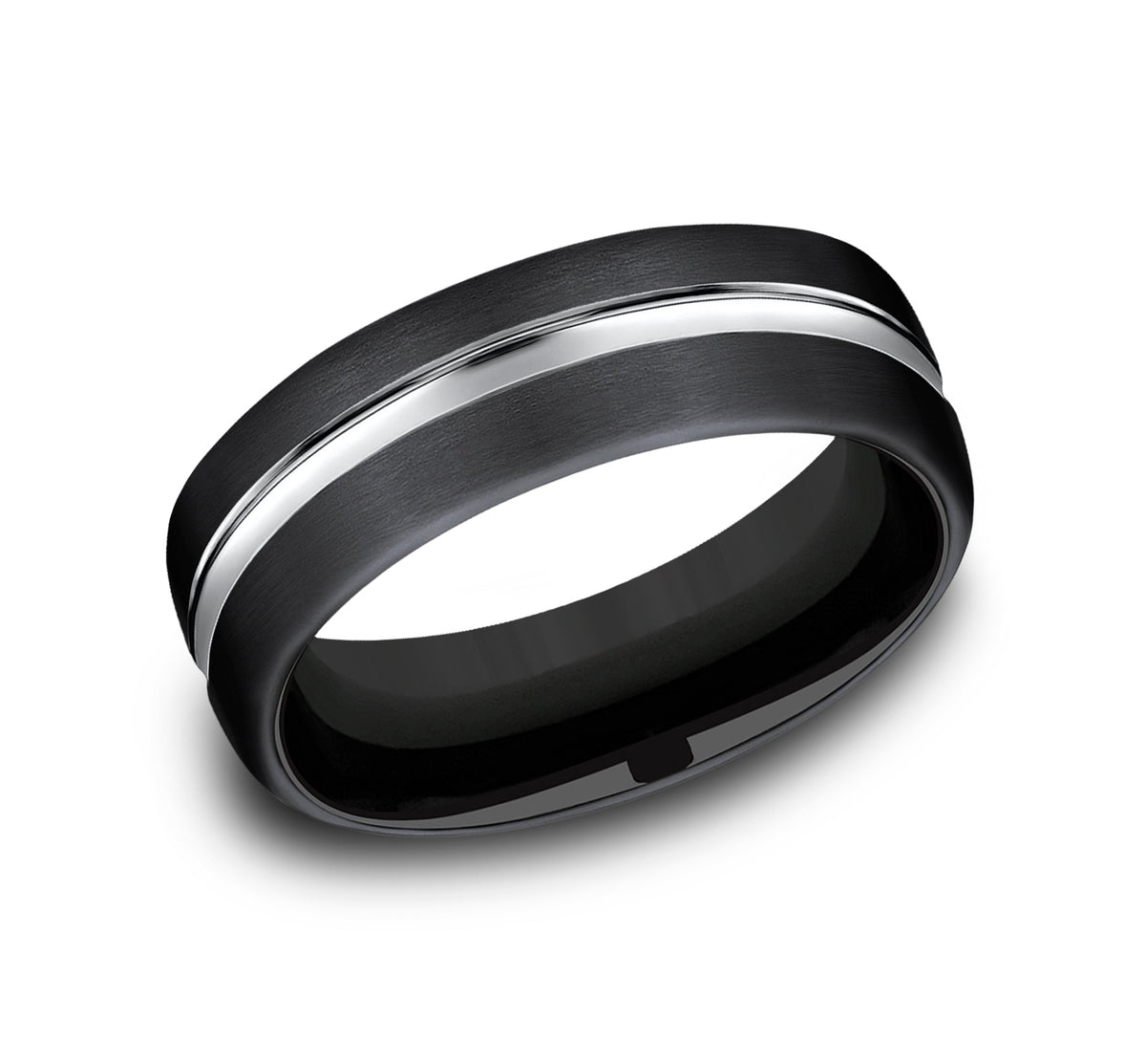 THE HARRISON 7.5mm Cobalt Black Benchmark men's wedding band
