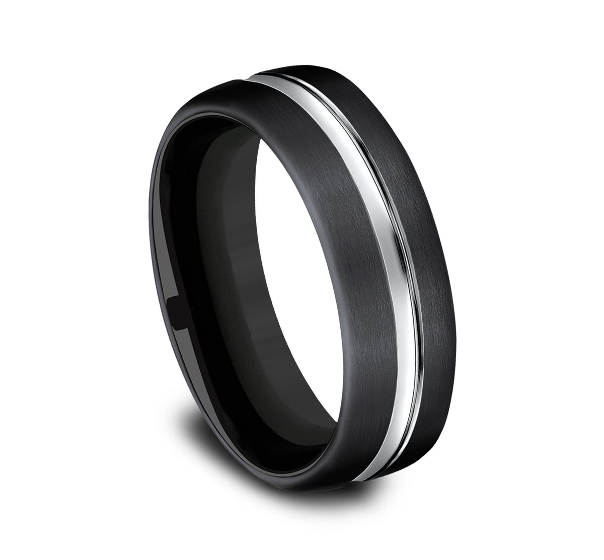 THE HARRISON 7.5mm Cobalt Black Benchmark men's wedding band