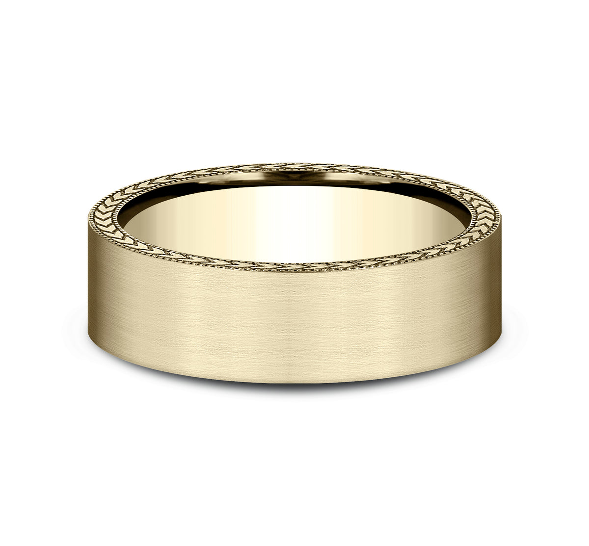 THE YUMA 6.5mm 14K Yellow Benchmark men's wedding band