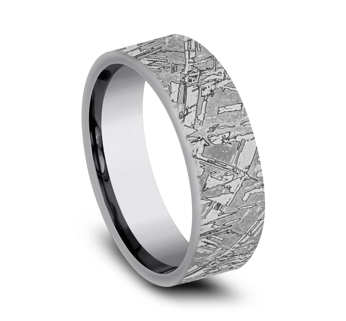 THE DIABLO 7mm Tantalum Grey Benchmark men's wedding band