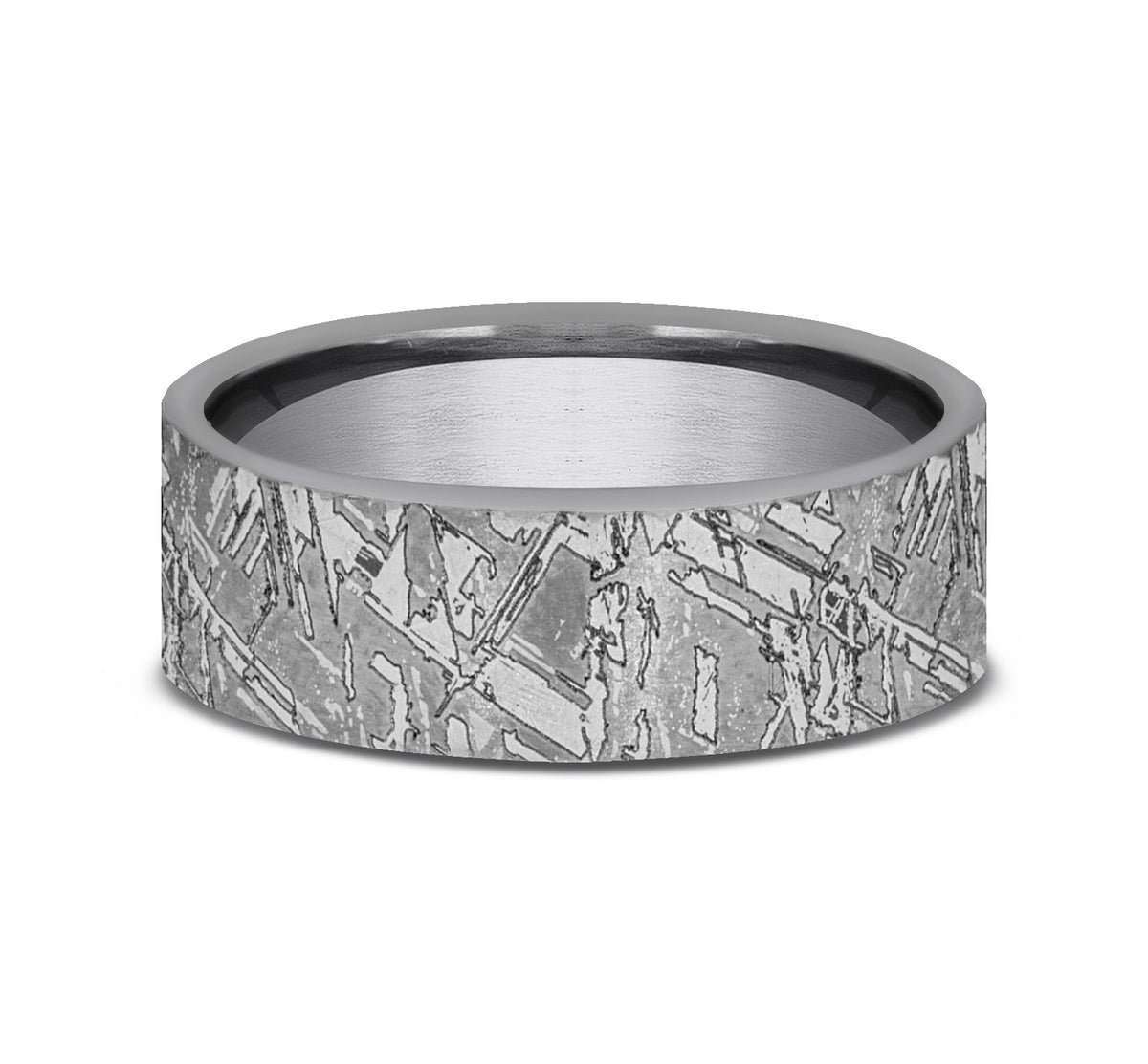 THE DIABLO 7mm Tantalum Grey Benchmark men's wedding band