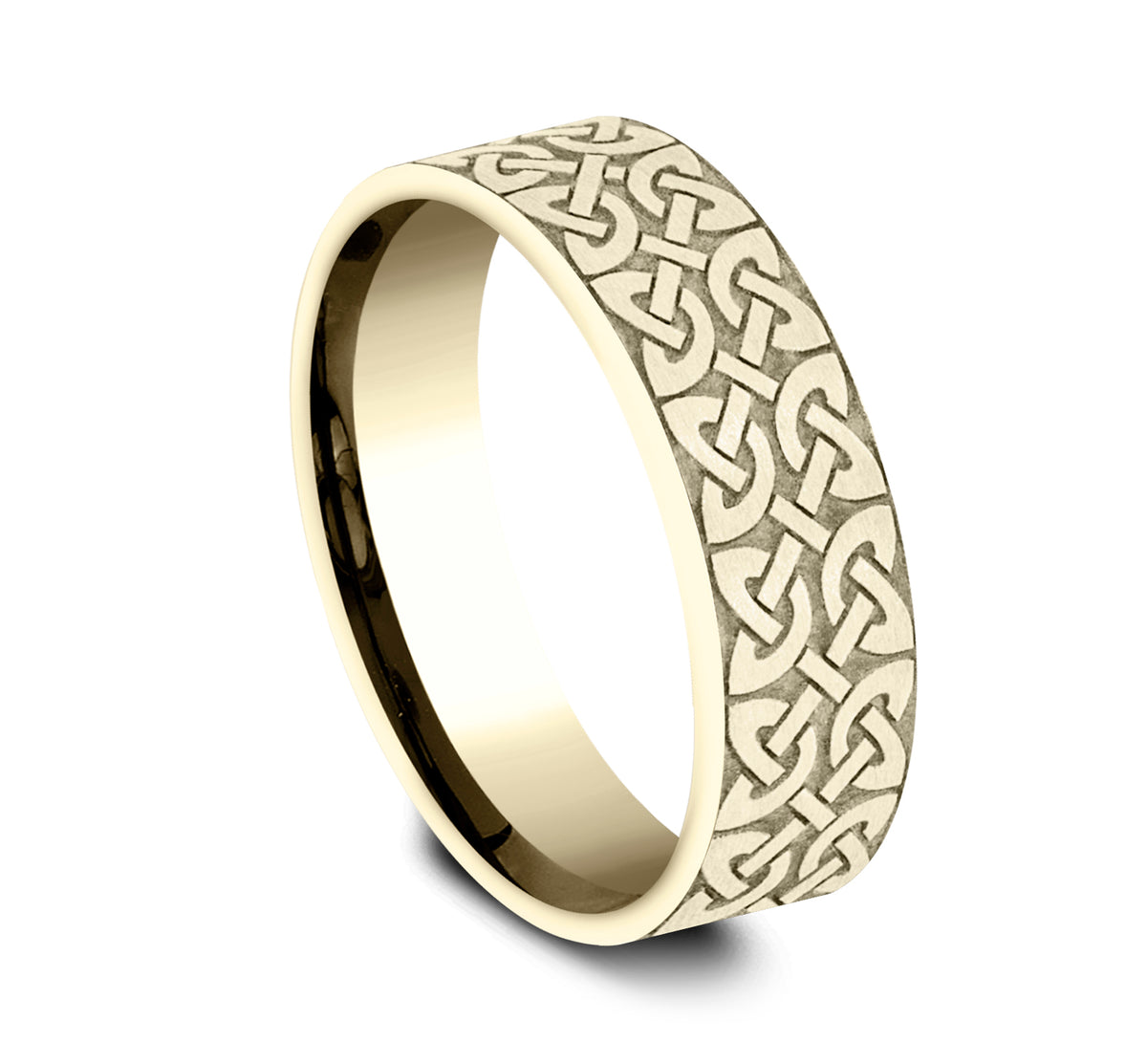 THE BLARNEY 14K Yellow Benchmark wedding band