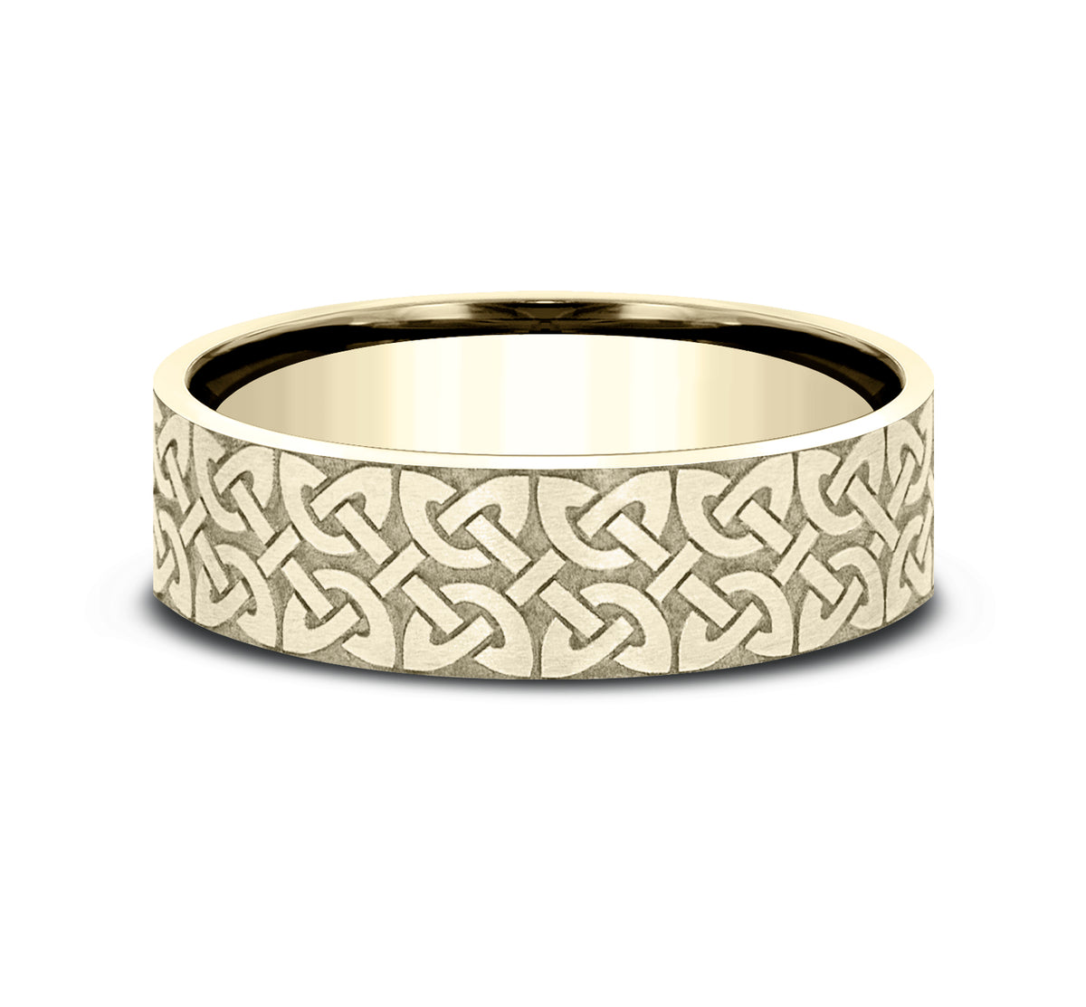 THE BLARNEY 14K Yellow Benchmark wedding band