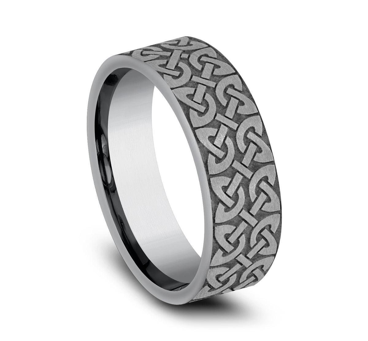 THE BLARNEY 7mm Tantalum Grey Benchmark men's wedding band