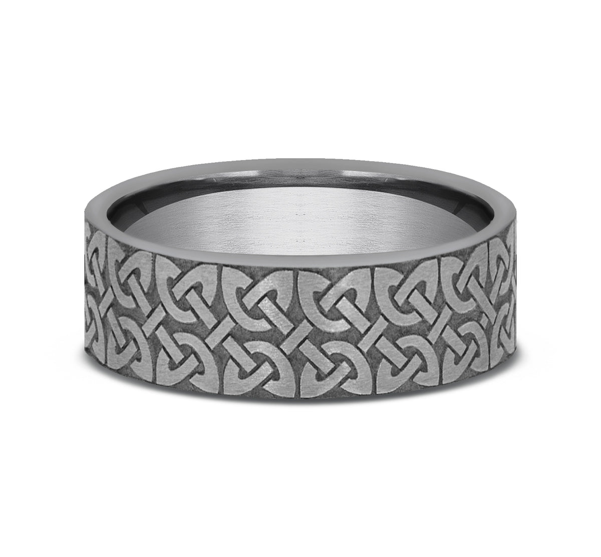 THE BLARNEY 7mm Tantalum Grey Benchmark men's wedding band