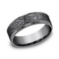 THE ROYAL 7mm Tantalum Dark Benchmark men's wedding band
