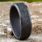 THE ROYAL 7mm Tantalum Dark Benchmark men's wedding band