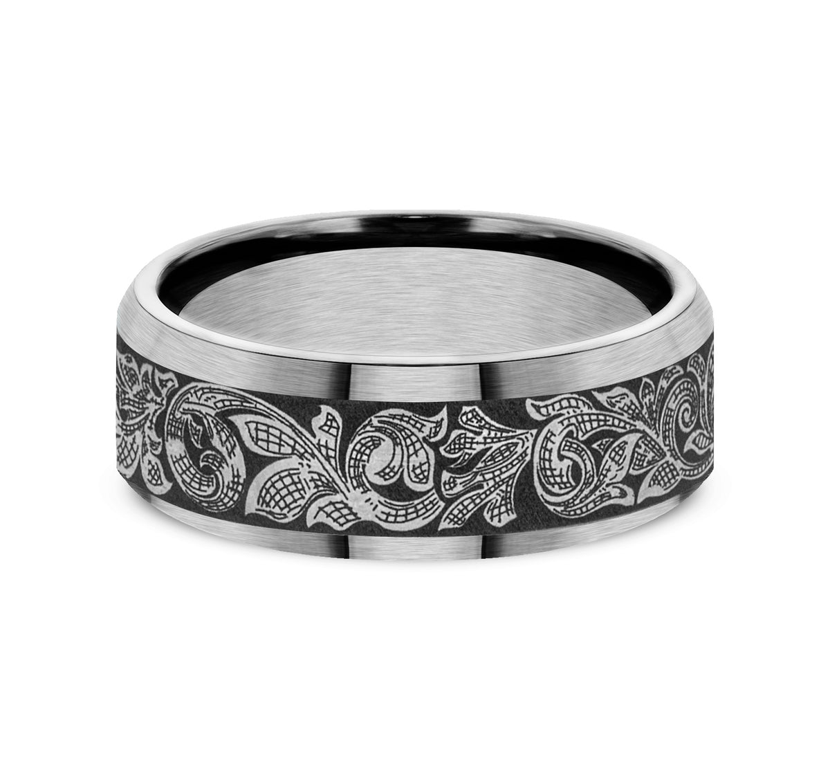 THE AMBASSADOR 7.5mm Tantalum Grey Benchmark men's wedding band
