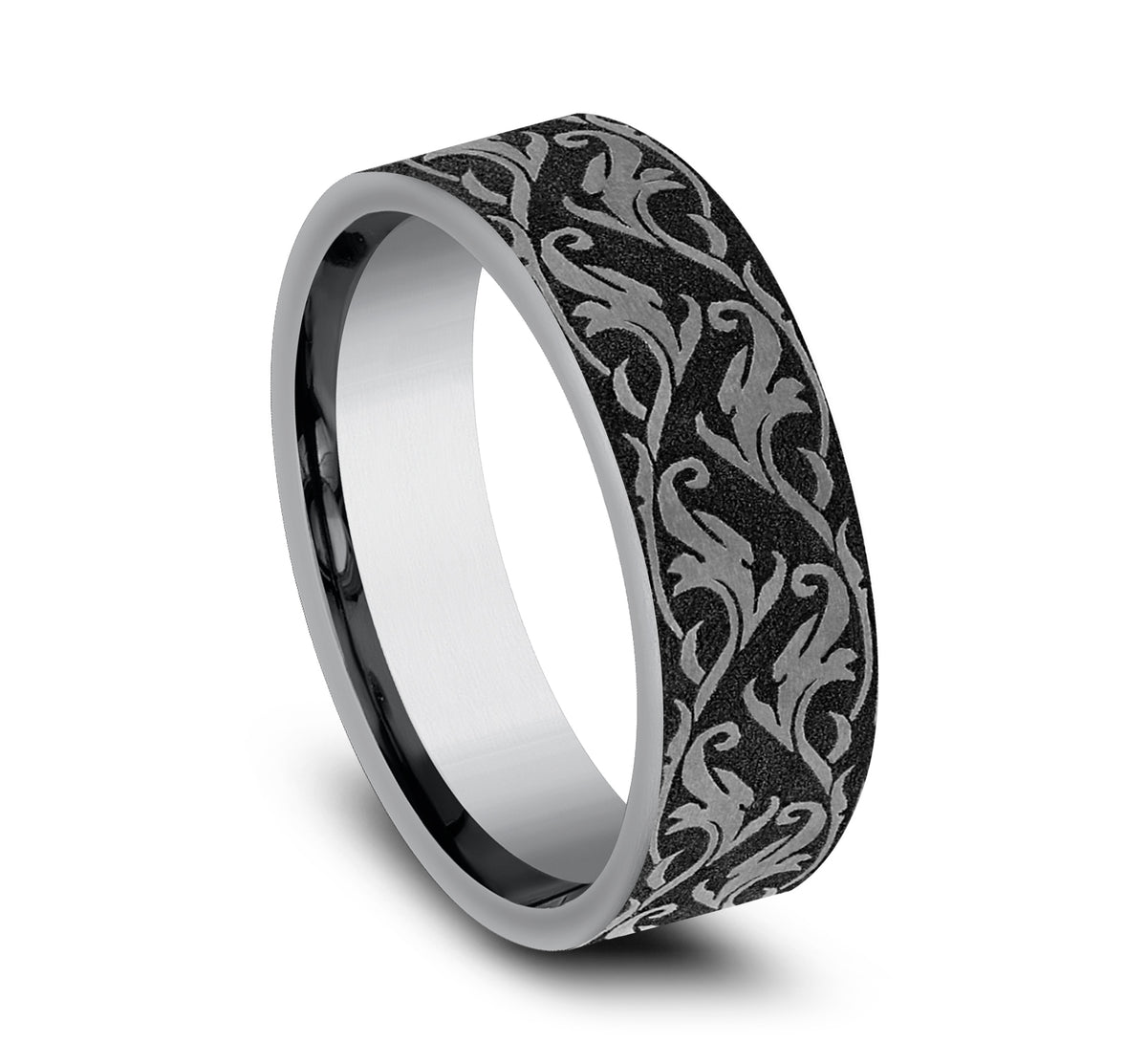 THE IVY 7mm Tantalum Grey Benchmark men's wedding band