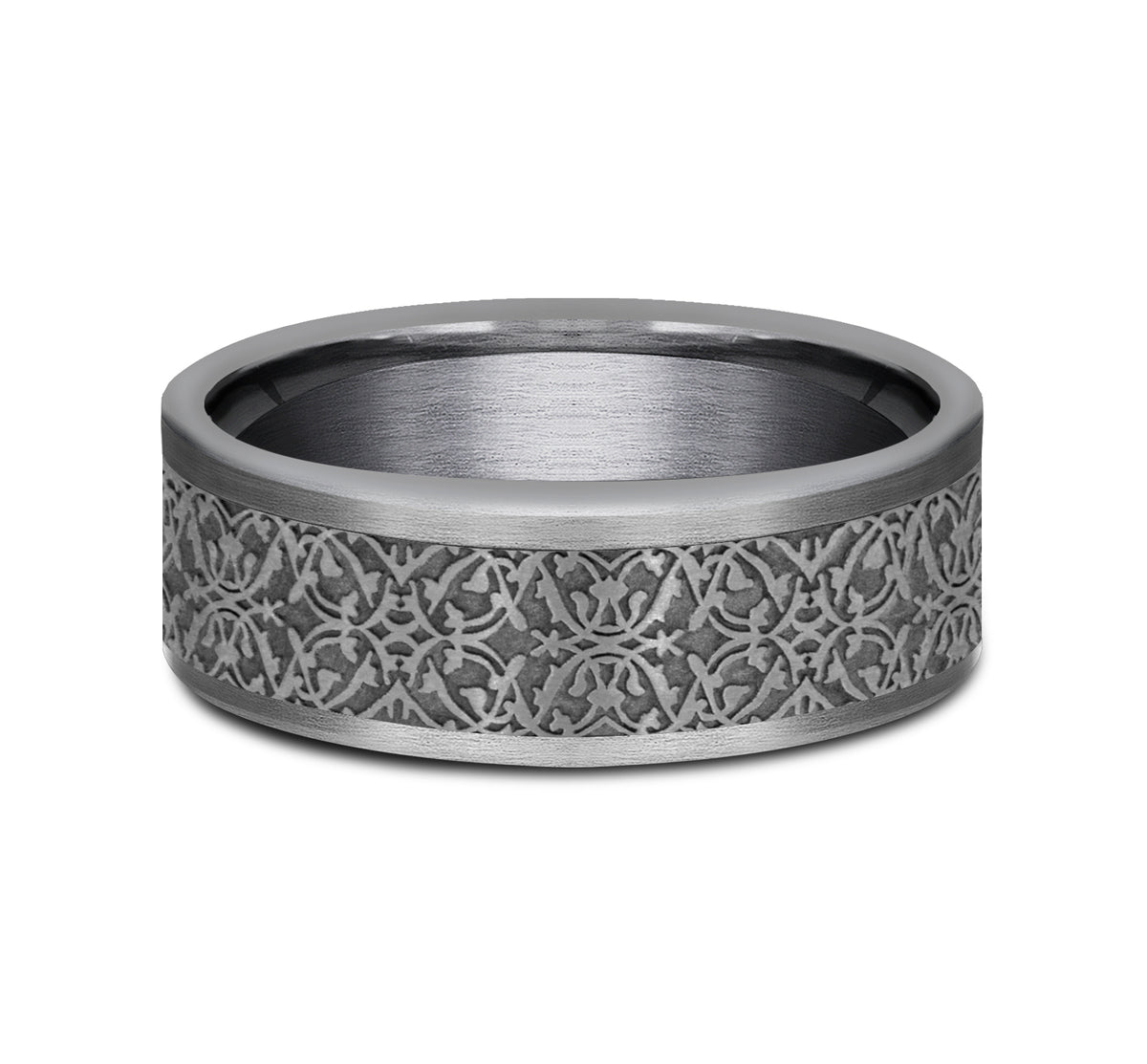 THE CONQUERER 7mm Tantalum Grey Benchmark men's wedding band