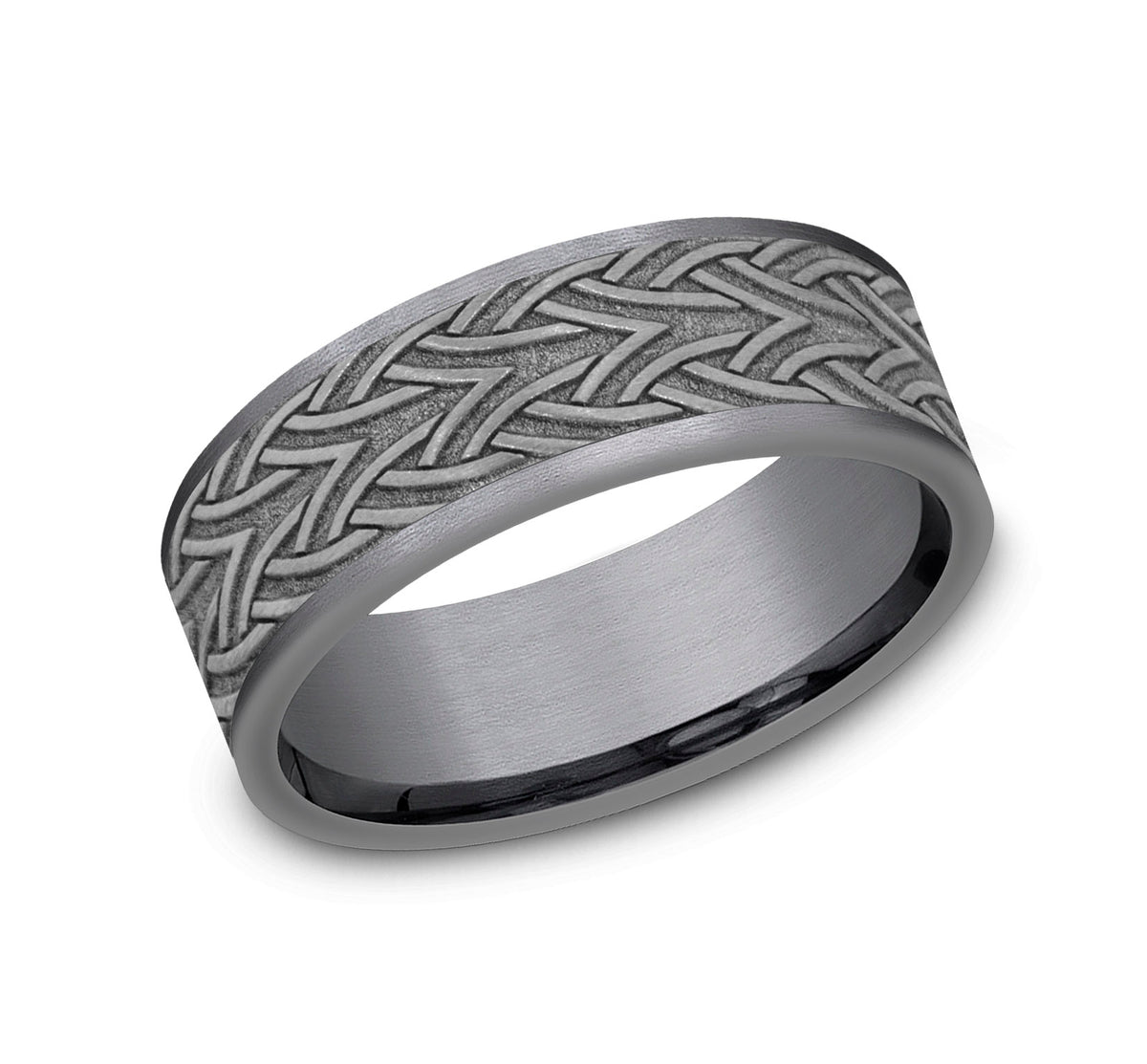 THE WATERFORD 7mm Tantalum Grey Benchmark men's wedding band