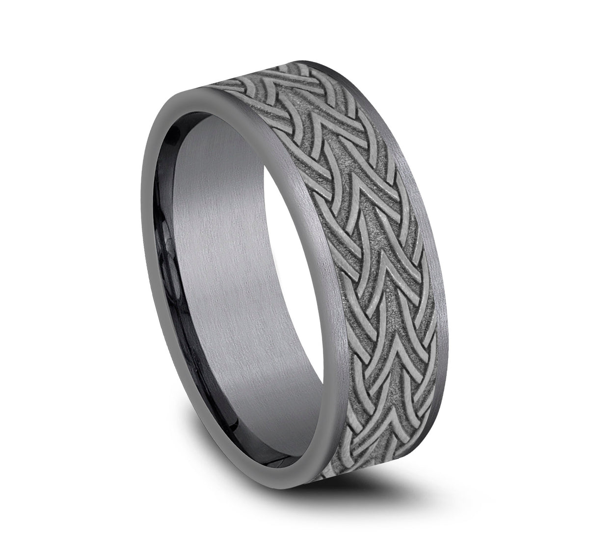 THE WATERFORD 7mm Tantalum Grey Benchmark men's wedding band