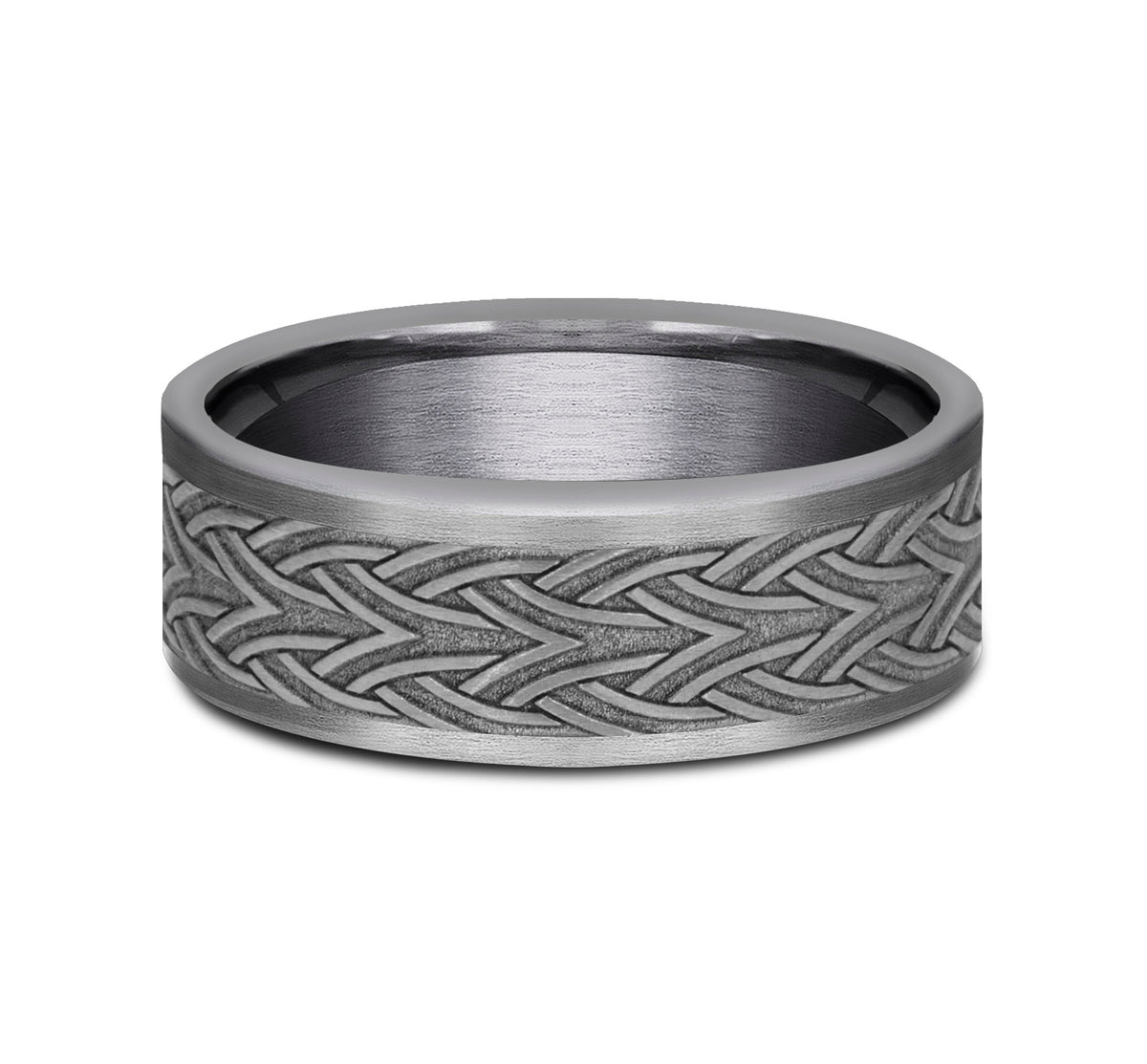 THE WATERFORD 7mm Tantalum Grey Benchmark men's wedding band