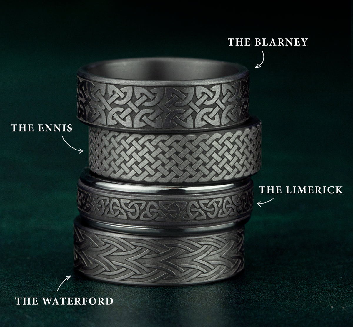 THE WATERFORD 7mm Tantalum Grey Benchmark men's wedding band