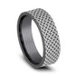 THE ENNIS 7mm Tantalum Dark Benchmark men's wedding band