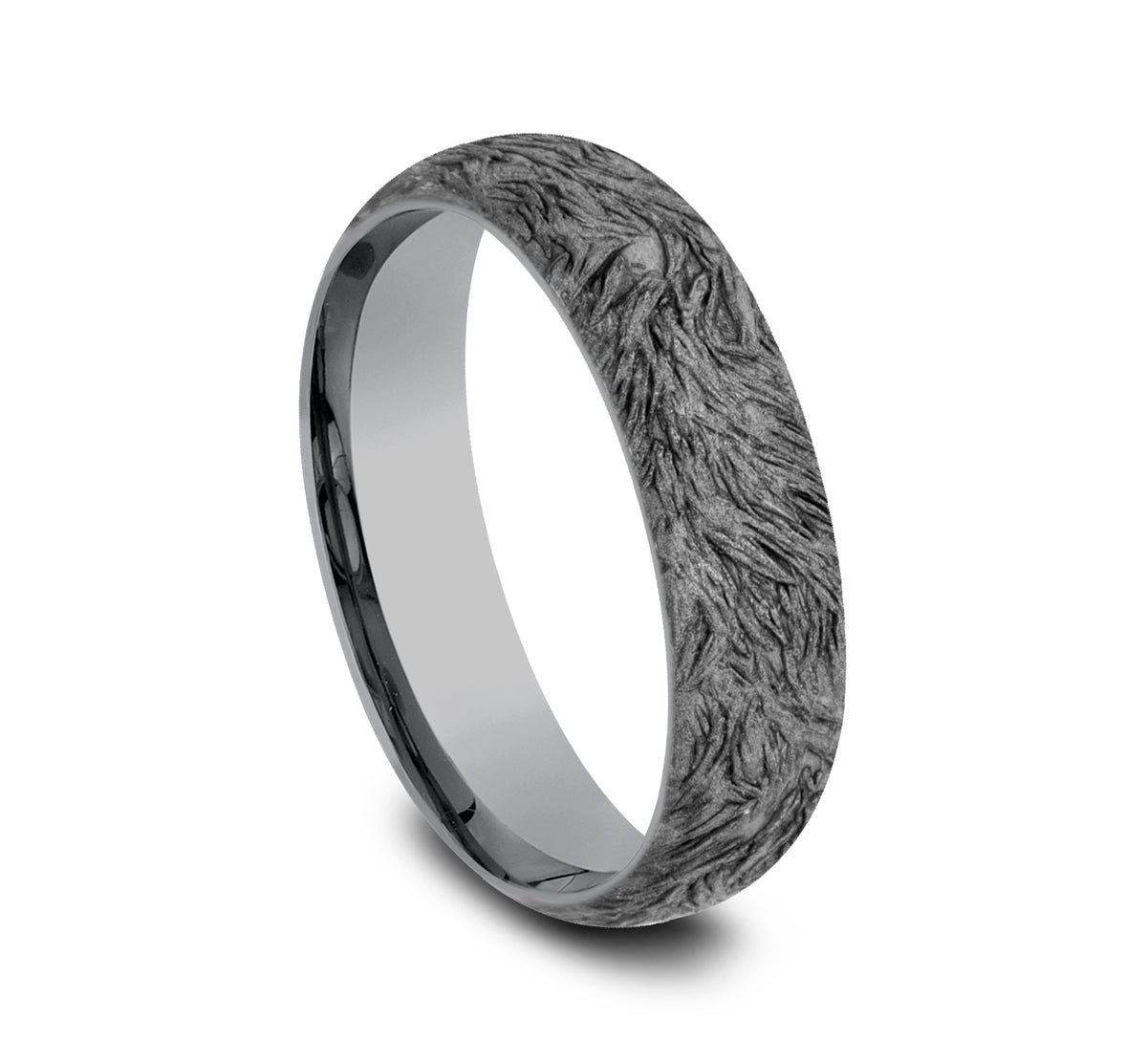 THE TAMLIN 6mm Tantalum Grey Benchmark men's wedding band