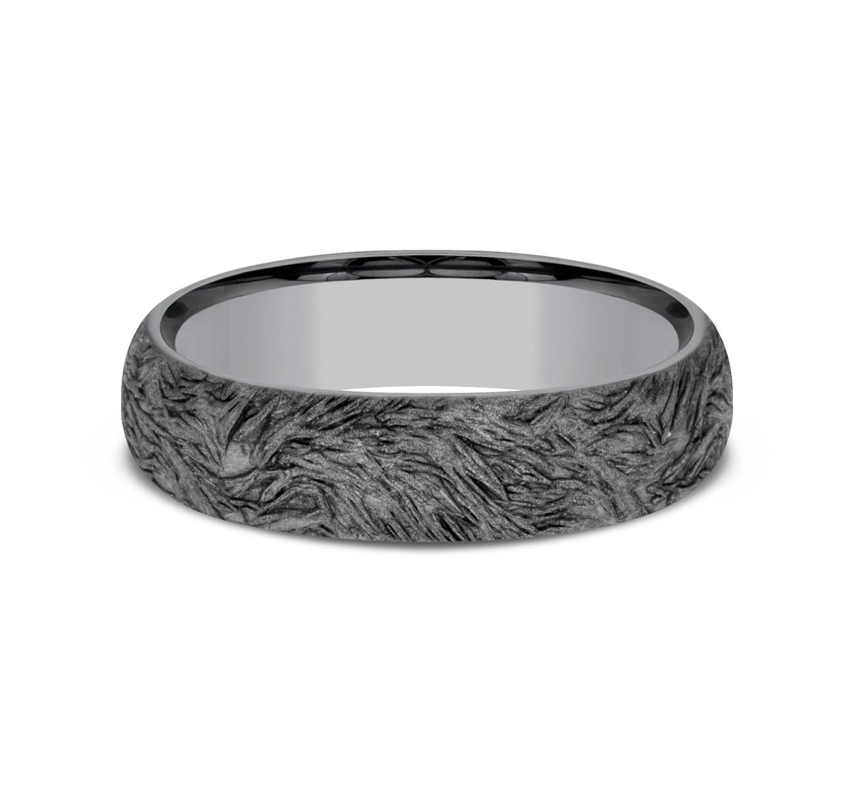 THE TAMLIN 6mm Tantalum Grey Benchmark men's wedding band