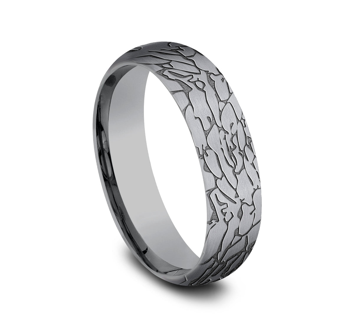 THE AVALON 6mm Tantalum Grey Benchmark men's wedding band