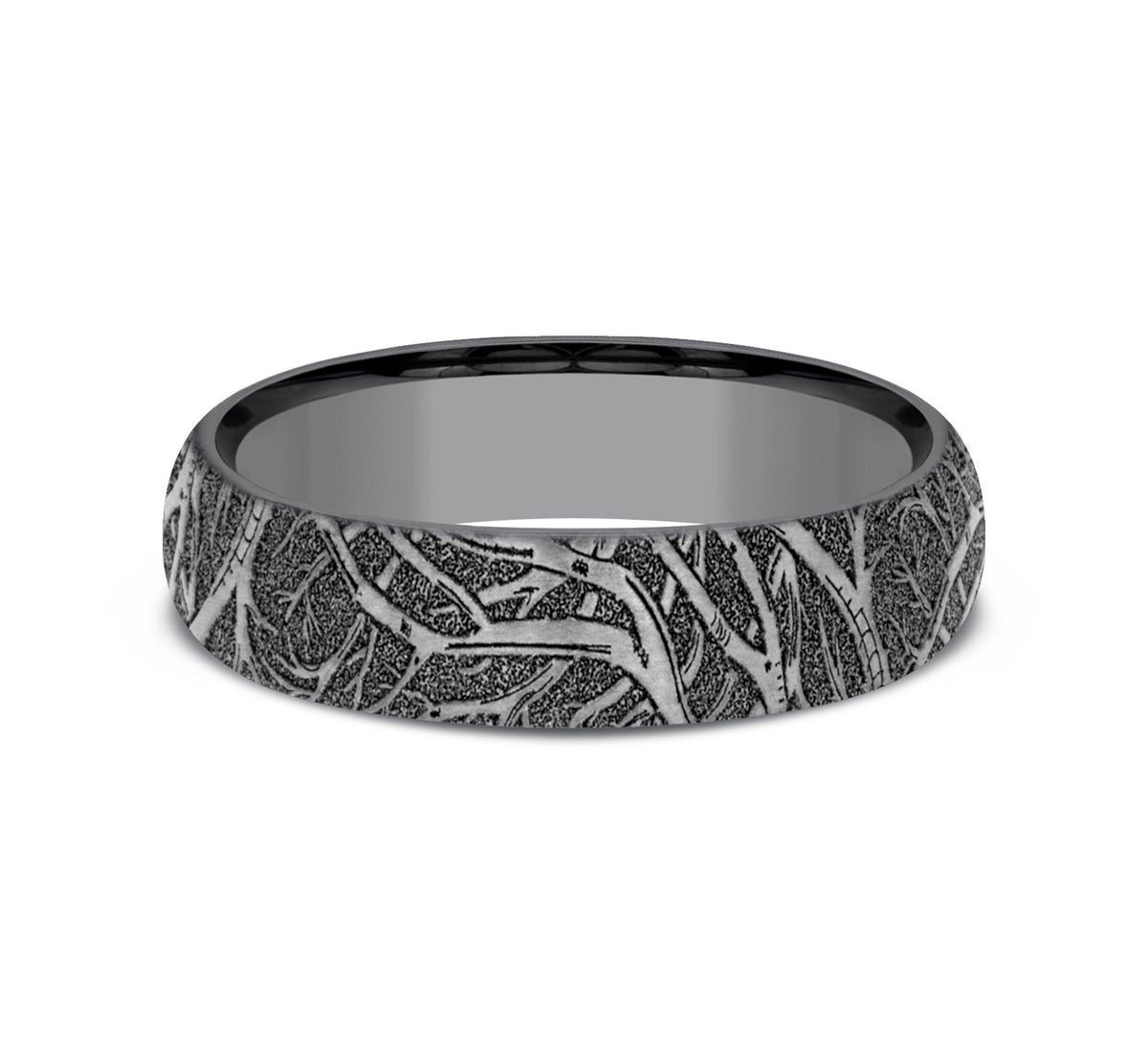 THE ARTEMIS 6mm Tantalum Dark Benchmark men's wedding band