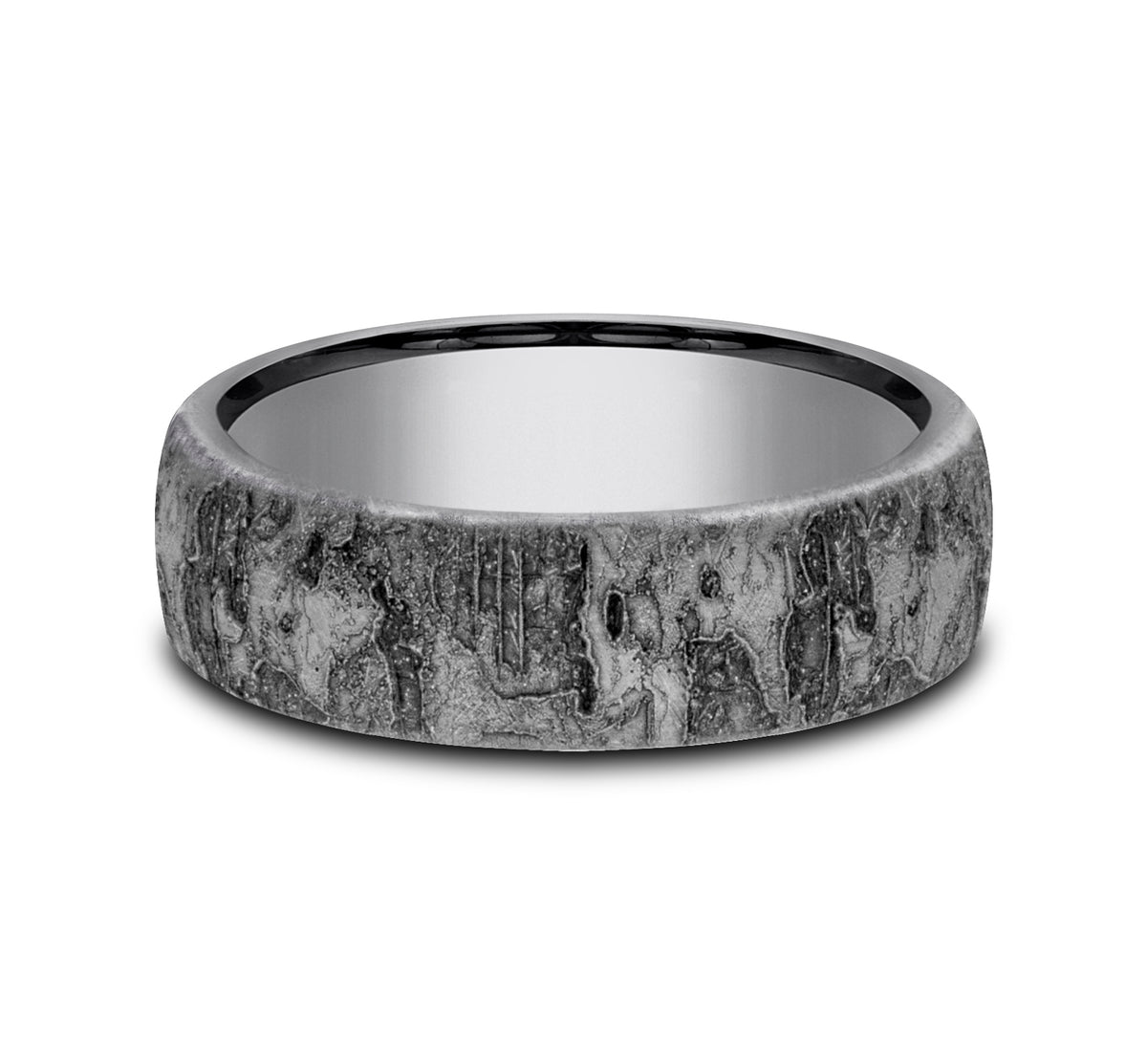 THE STUD 6mm Tantalum Grey Benchmark men's wedding band
