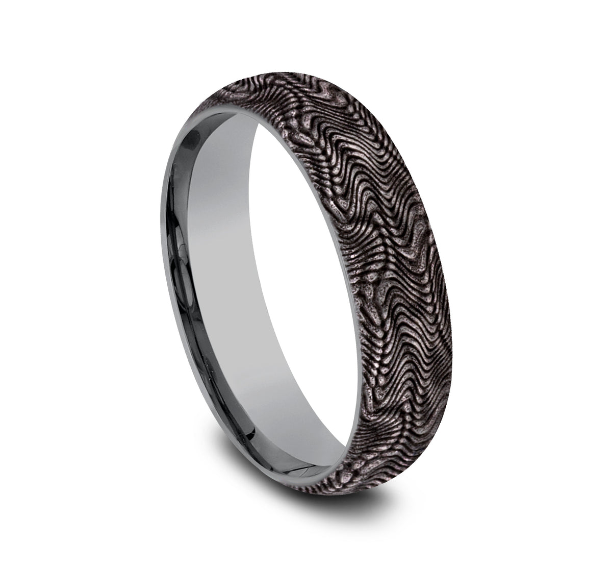 THE PYTHON 6mm Tantalum Grey Benchmark men's wedding band