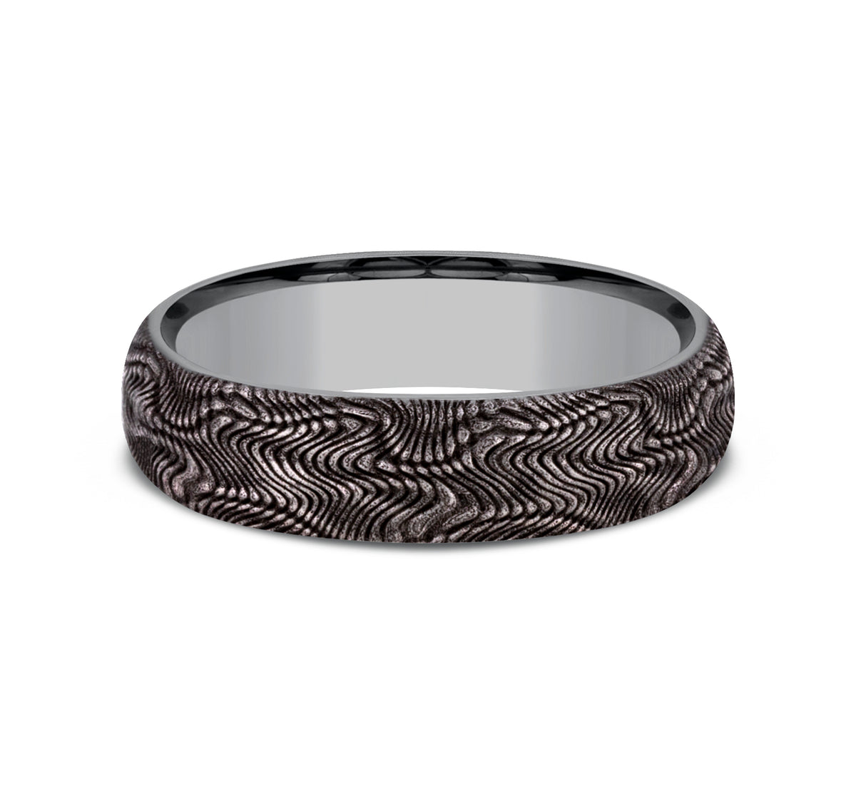 THE PYTHON 6mm Tantalum Grey Benchmark men's wedding band