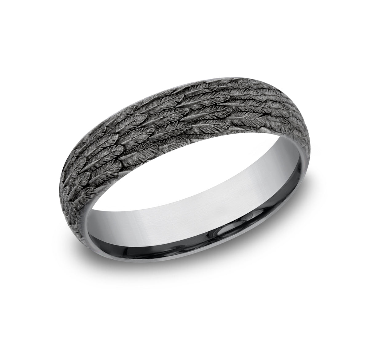 THE GABRIEL 6mm Tantalum Grey Benchmark men's wedding band