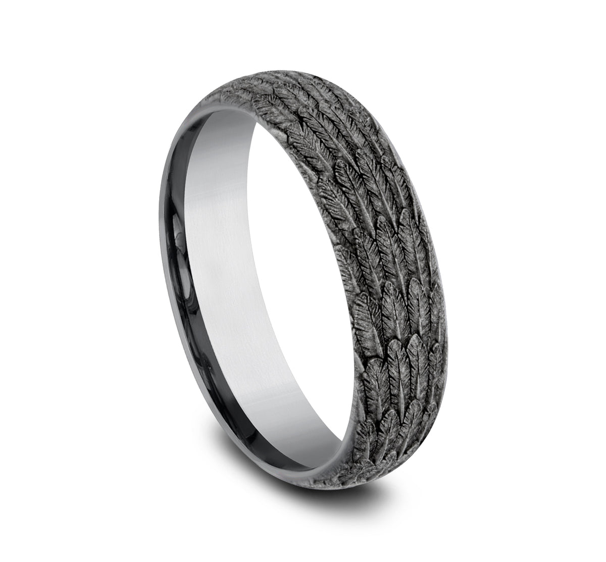 THE GABRIEL 6mm Tantalum Grey Benchmark men's wedding band