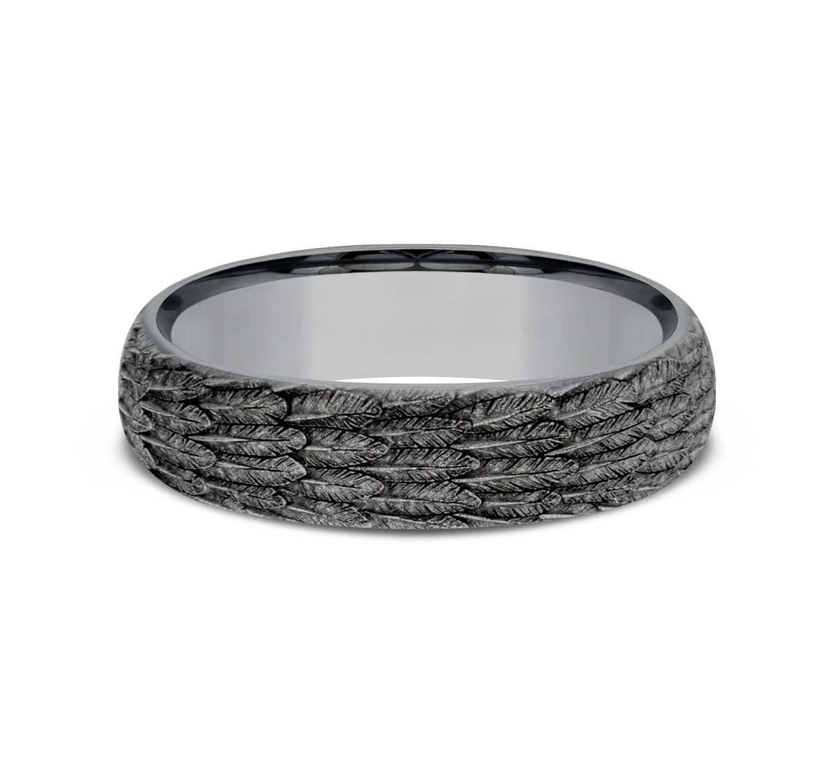 THE GABRIEL 6mm Tantalum Grey Benchmark men's wedding band