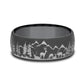 THE STAG 8mm Tantalum Dark Benchmark men's wedding band