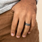 THE STAG 8mm Tantalum Dark Benchmark men's wedding band