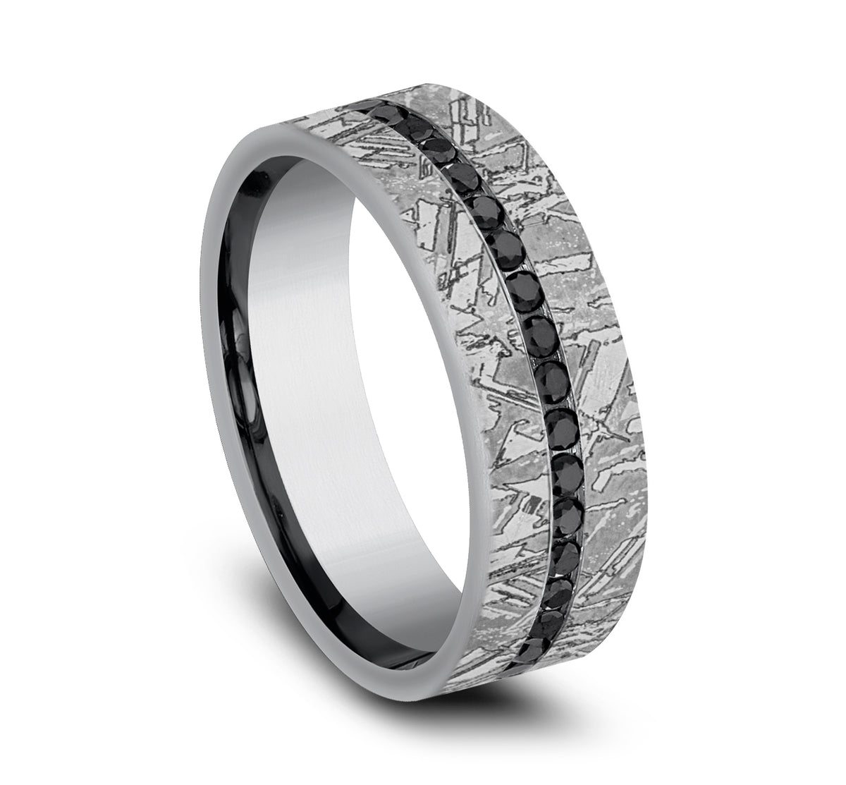 The Odessa 7mm Tantalum Grey Benchmark men's wedding band