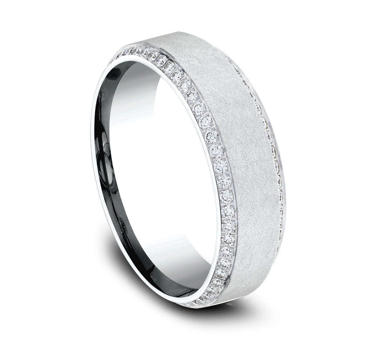 THE LANCELOT 7mm 14K White Benchmark men's wedding band