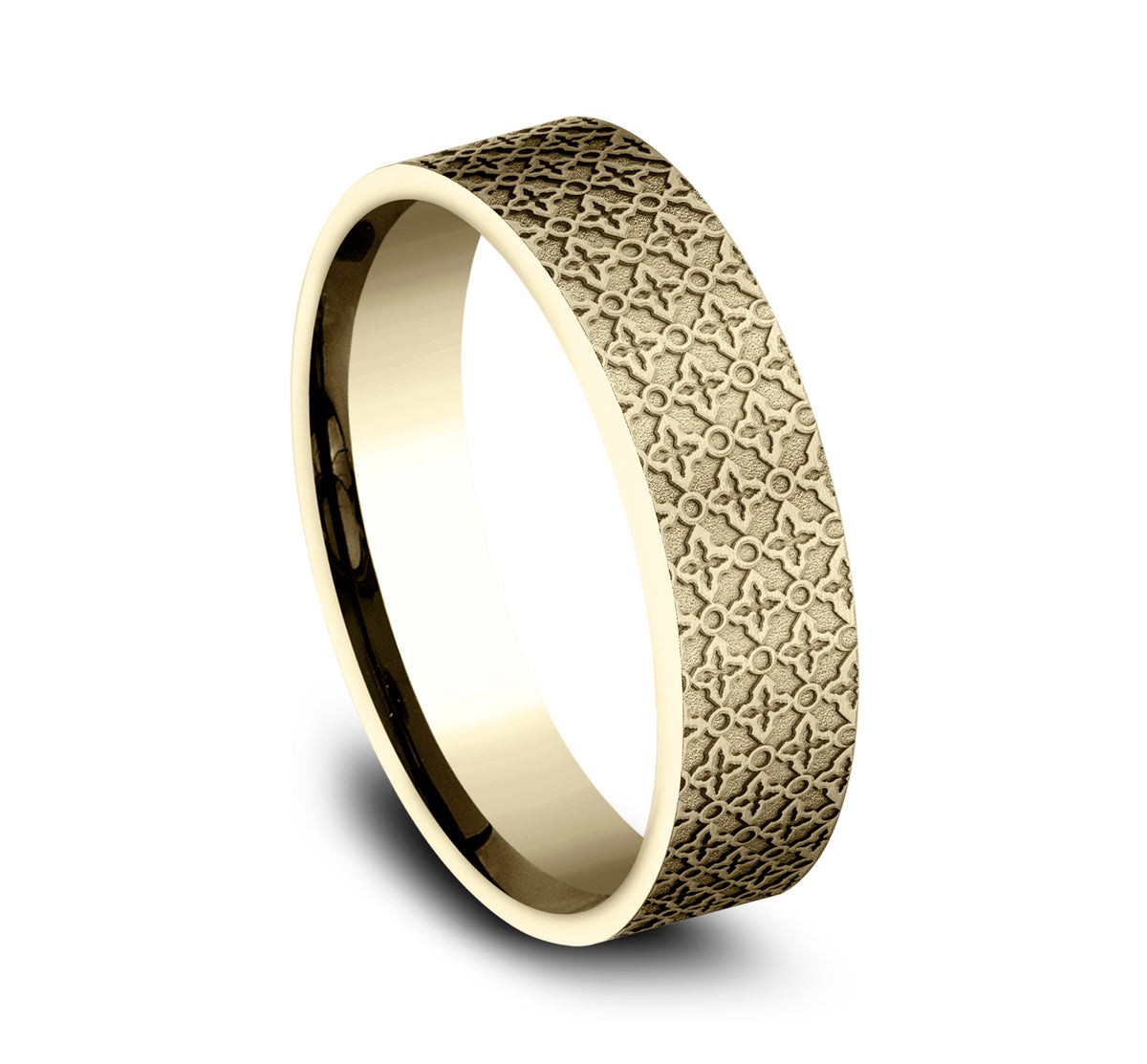 THE VULCAN 6mm 14K Yellow Benchmark men's wedding band