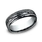 THE LARCH 7.5mm Cobalt Black Benchmark men's wedding band