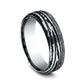 THE LARCH 7.5mm Cobalt Black Benchmark men's wedding band