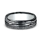 THE LARCH 7.5mm Cobalt Black Benchmark men's wedding band