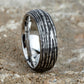 THE LARCH 7.5mm Cobalt Black Benchmark men's wedding band