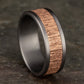 THE ALDER 8mm Tantalum Grey/14K Rose Benchmark men's wedding band