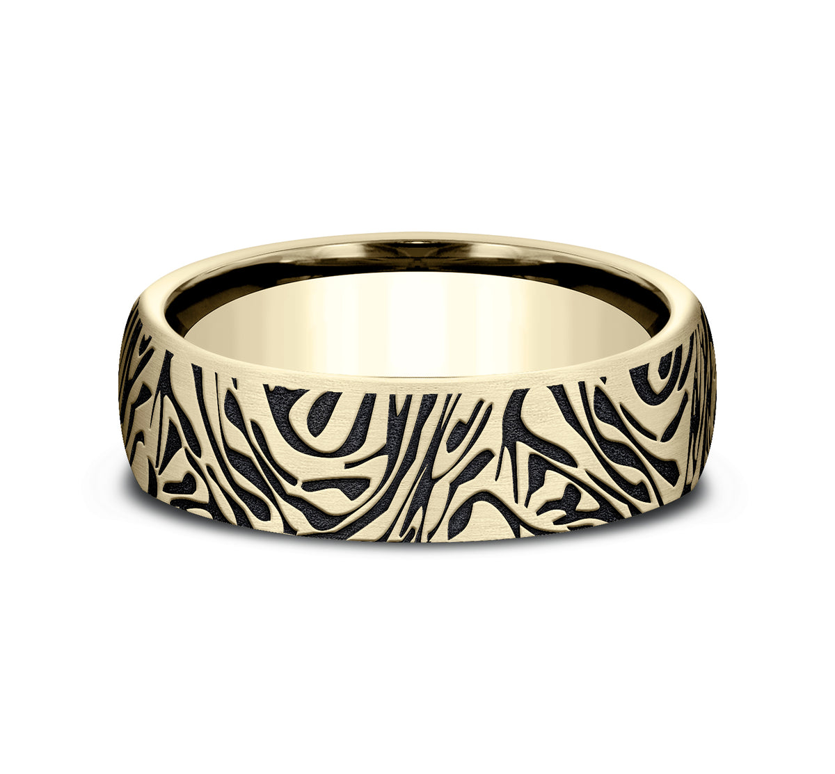 THE SAMURAI 6.5mm 14K Yellow Benchmark men's wedding band