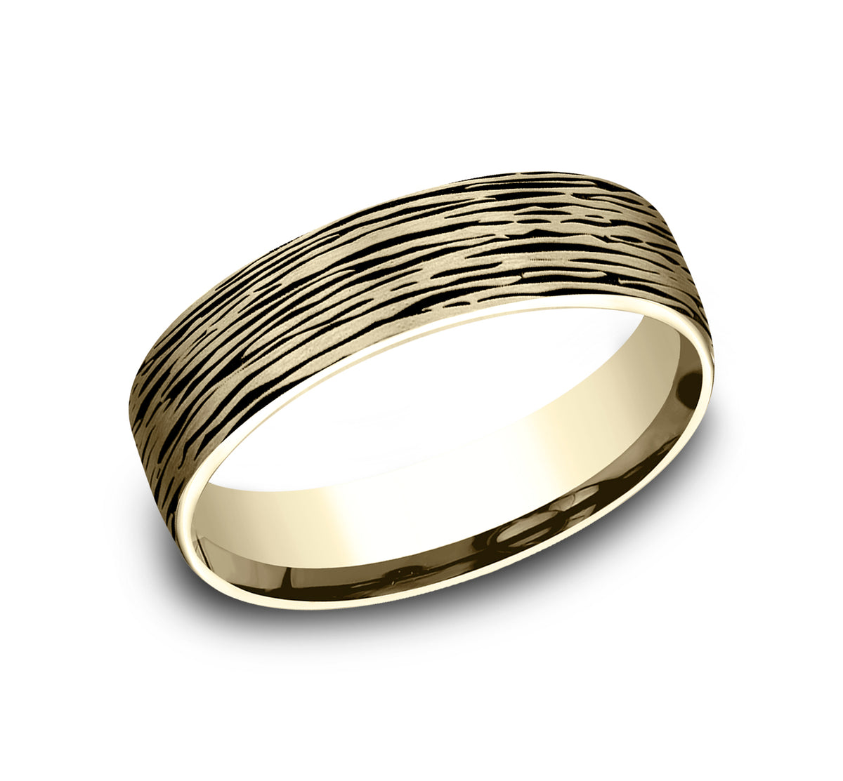 THE ROWAN 6.5mm 14K Yellow Benchmark men's wedding band
