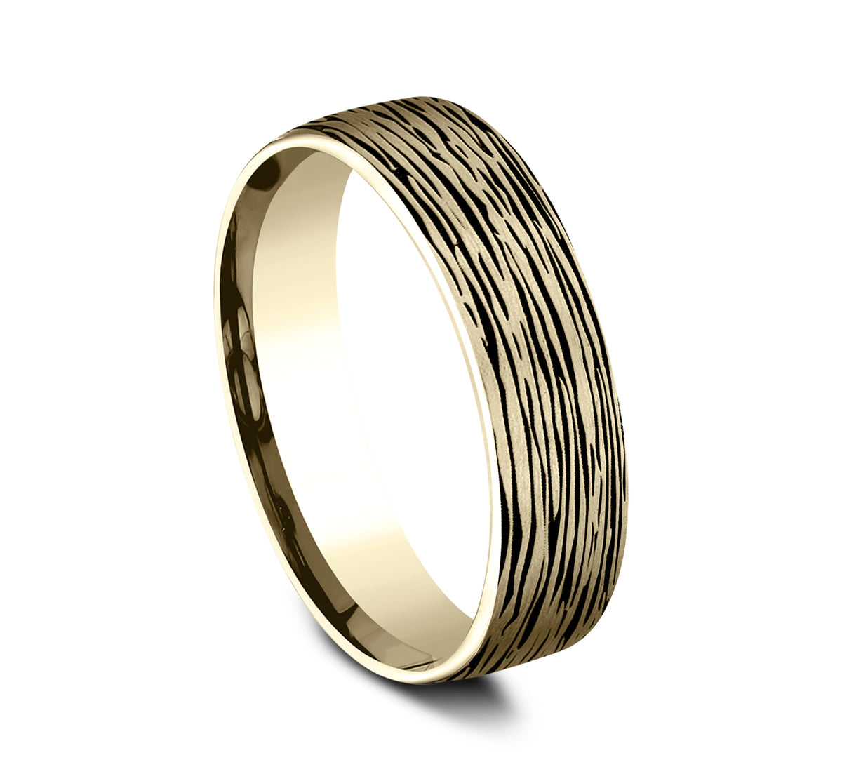 THE ROWAN 6.5mm 14K Yellow Benchmark men's wedding band