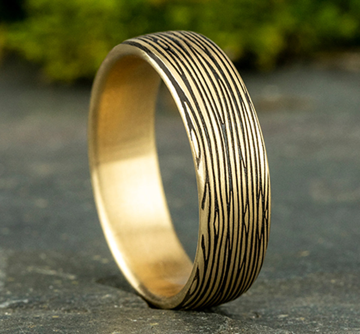 THE ROWAN 6.5mm 14K Yellow Benchmark men's wedding band
