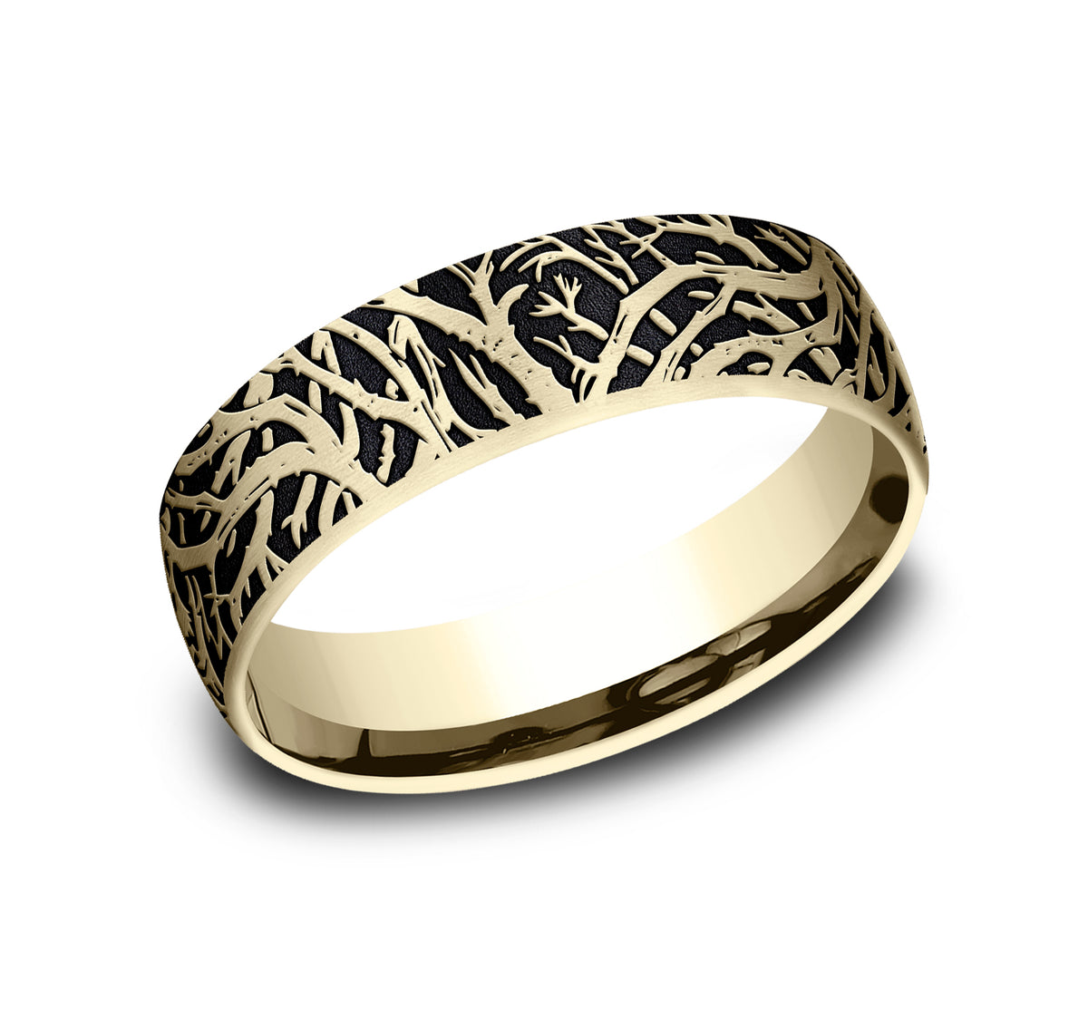 THE ARTEMIS 6.5mm 14K Yellow Benchmark men's wedding band