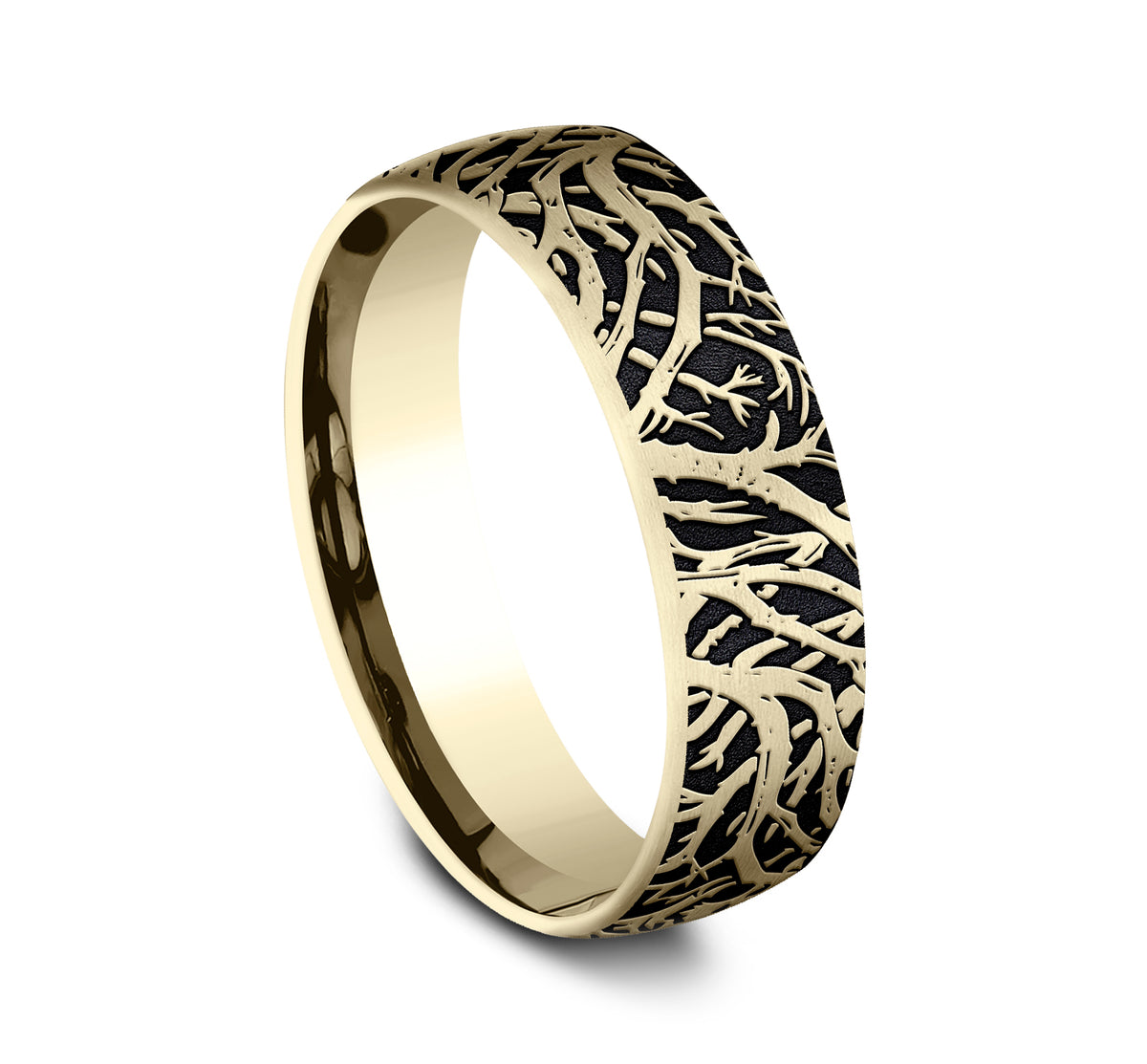THE ARTEMIS 6.5mm 14K Yellow Benchmark men's wedding band