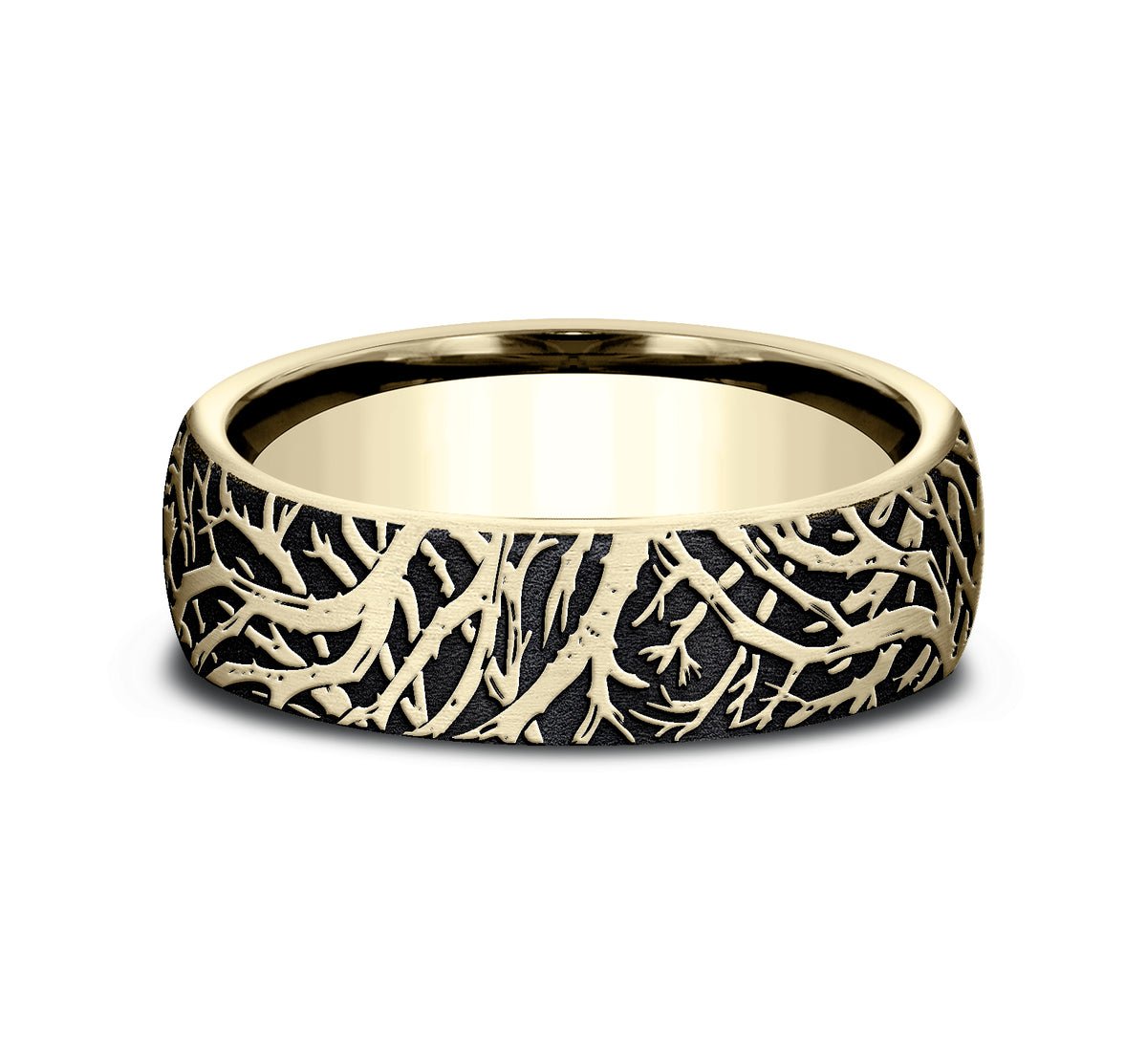 THE ARTEMIS 6.5mm 14K Yellow Benchmark men's wedding band