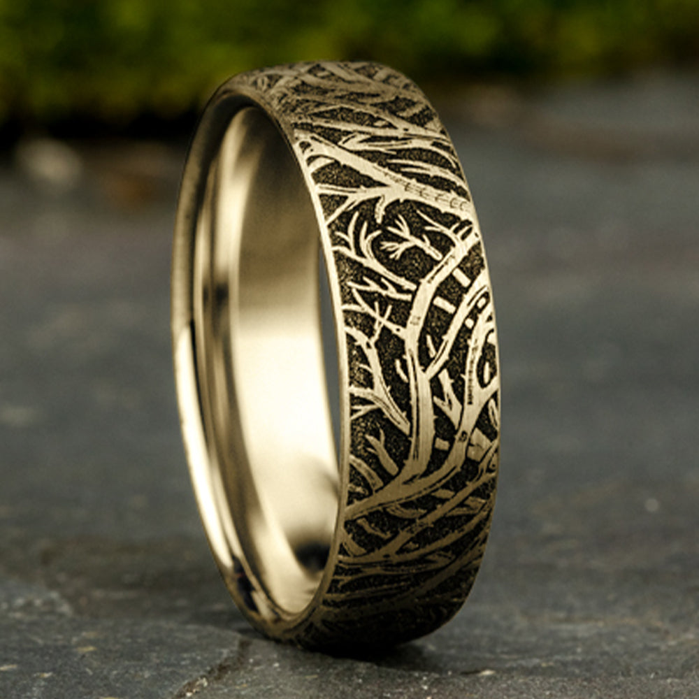 THE ARTEMIS 6.5mm 14K Yellow Benchmark men's wedding band