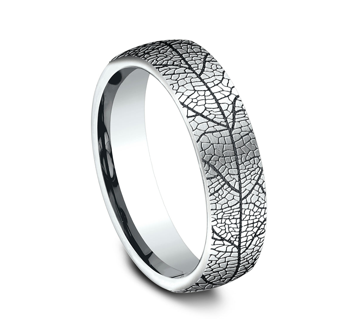THE BERKSHIRE 6.5mm 14K White Benchmark men's wedding band
