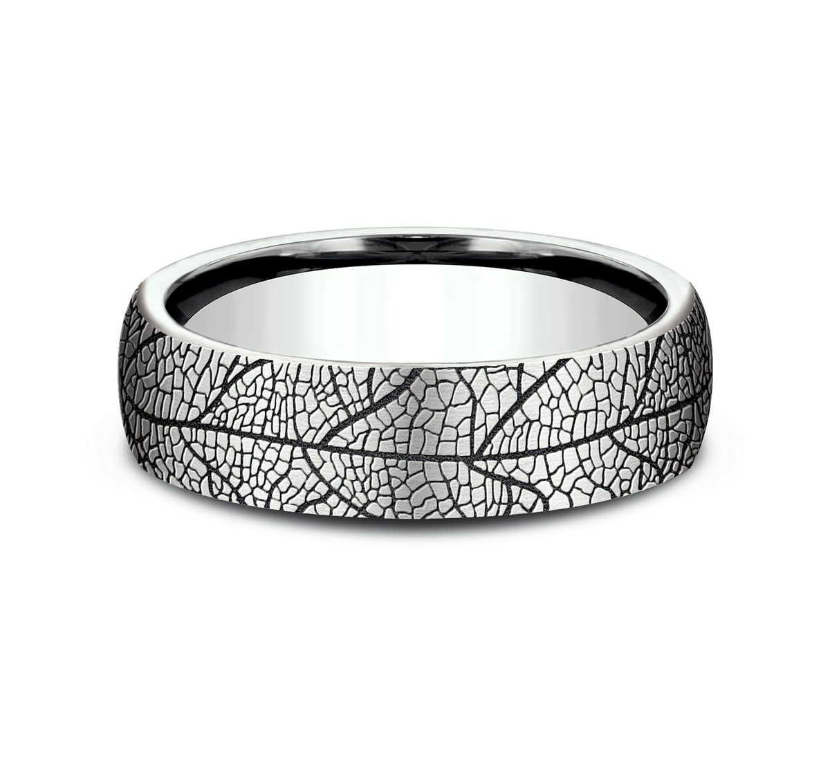THE BERKSHIRE 6.5mm 14K White Benchmark men's wedding band