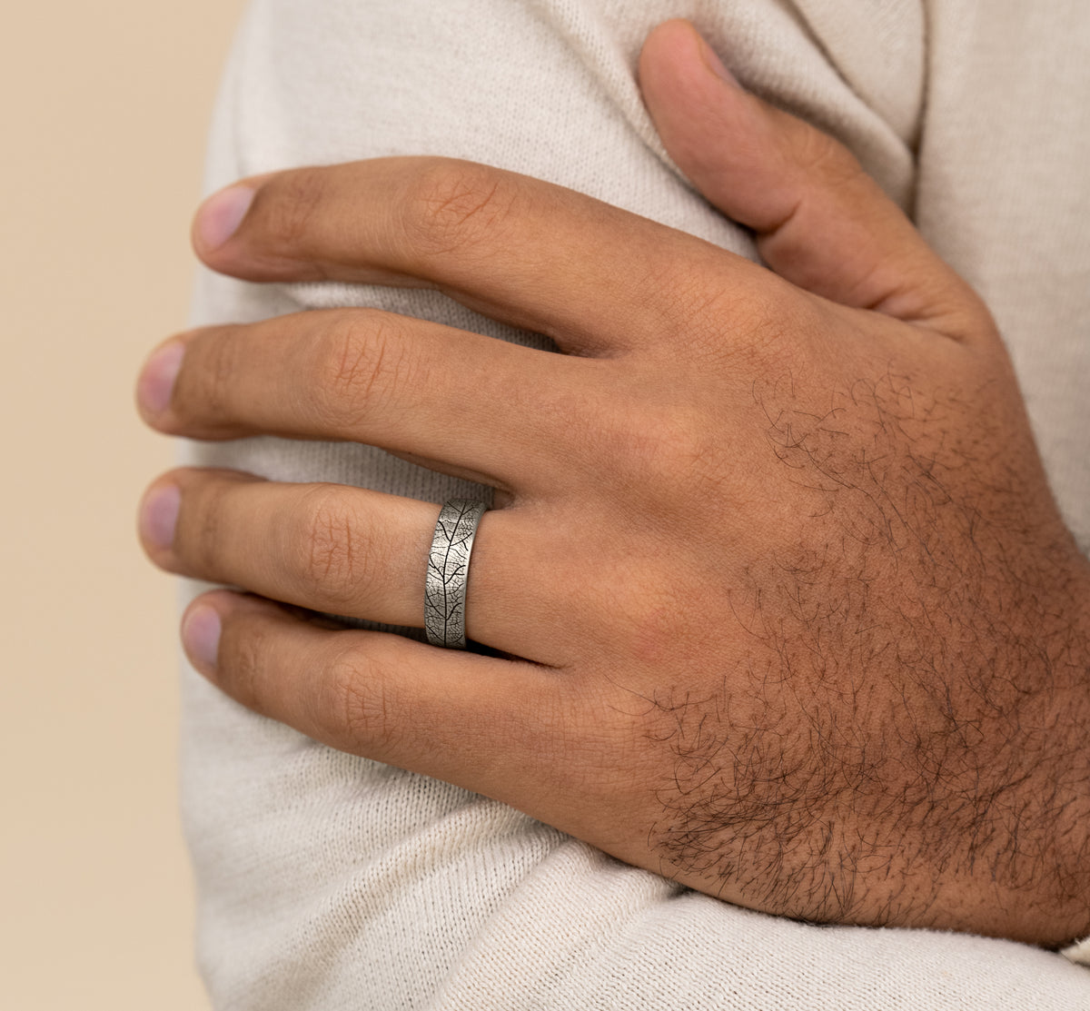 THE BERKSHIRE 6.5mm 14K White Benchmark men's wedding band